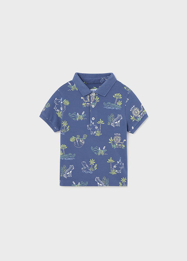 Baby Crocodile Polo Dark blue