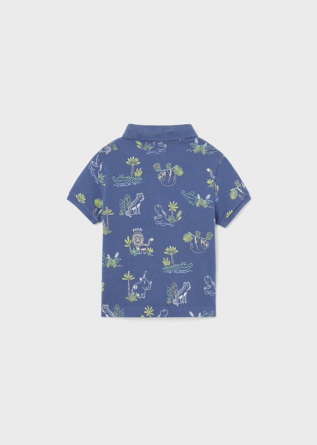 Baby Crocodile Polo Dark blue