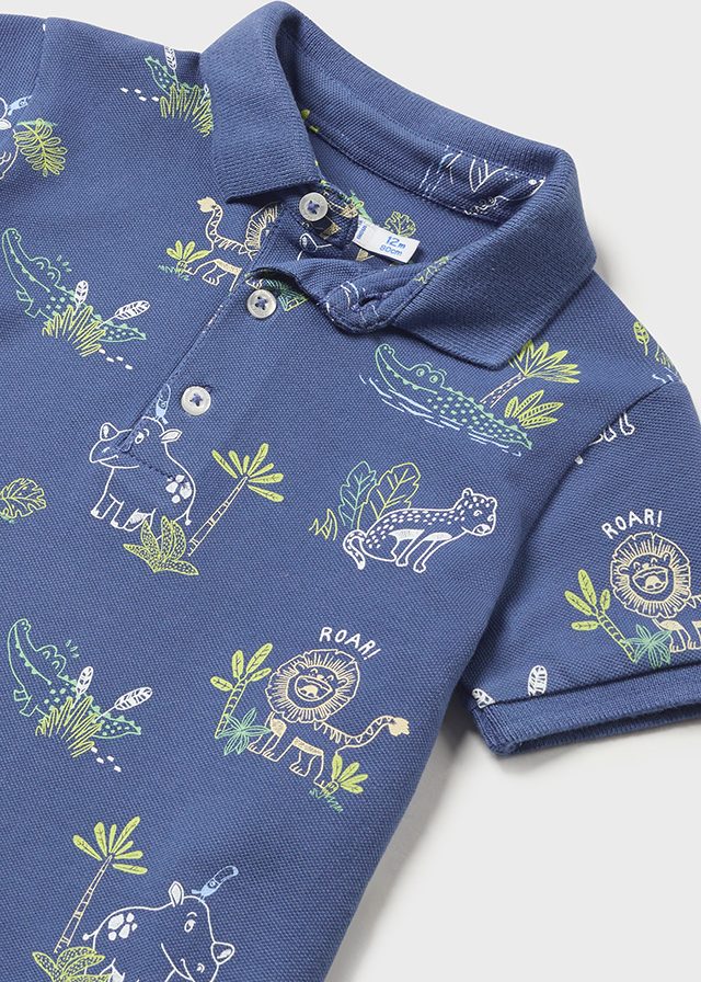 Baby Crocodile Polo Dark blue