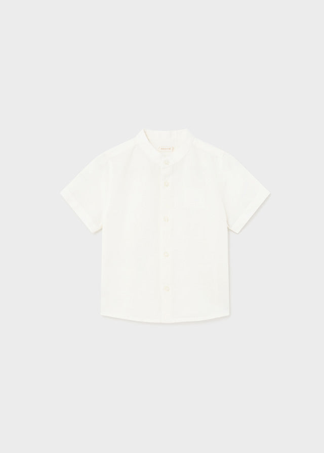 Baby linen hand collar shirt Crú