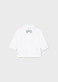 White shirt with Mayoral bow