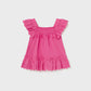 Baby frill tunic Magenta