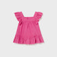 Baby frill tunic Magenta