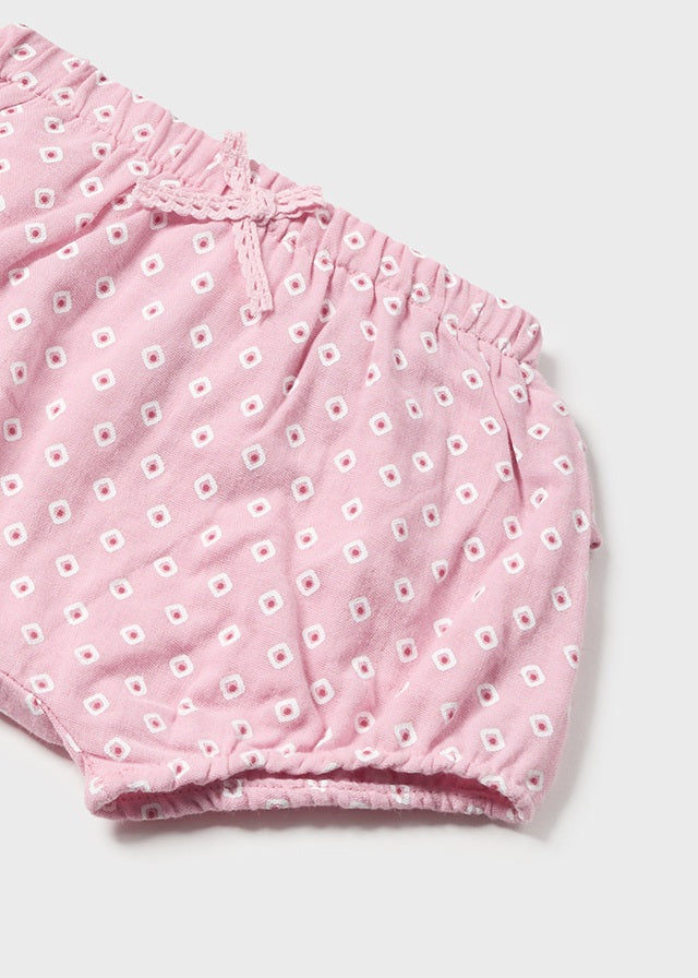 Pink newborn 2-piece set