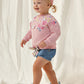 Shorts with baby bow belt