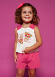 2-piece baby set Magenta