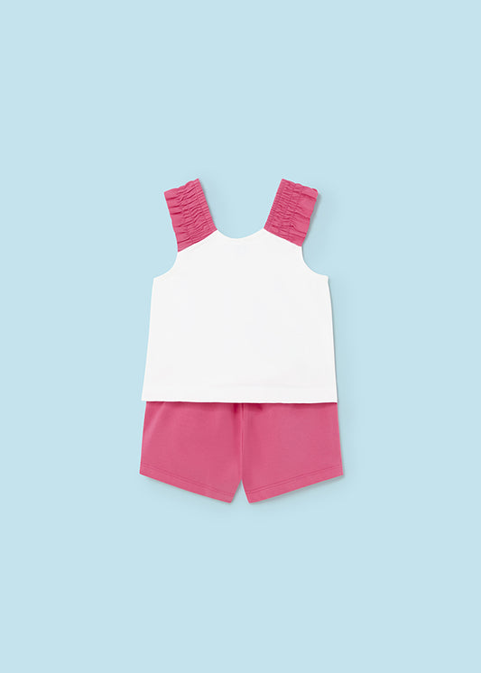 2-piece baby set Magenta