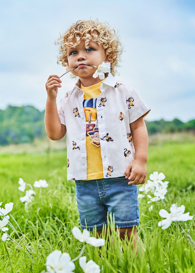 Baby denim shorts