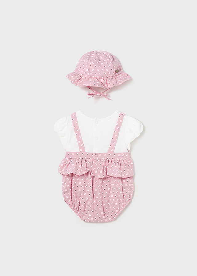 Baby costume with tulip hat