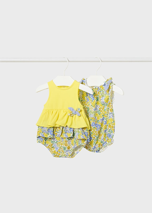 Pack of 2 Dandelion baby shorts