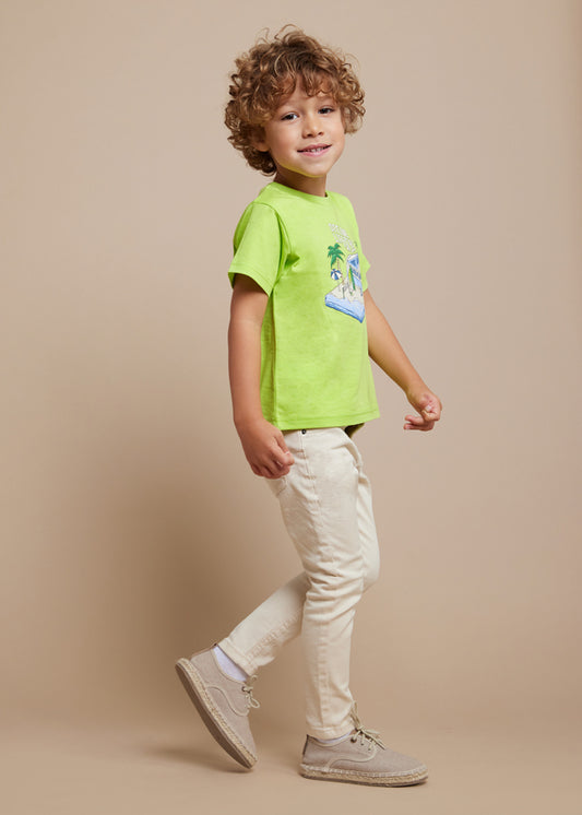 T-shirt Better Cotton menino Kiwi