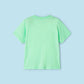 T-shirt bordados menino Menta