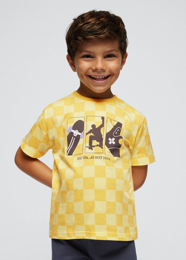 T-shirt Better Cotton menino "best trick" Sol