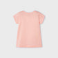 Better Cotton T-shirt for girl Salmon