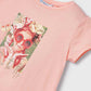 Better Cotton T-shirt for girl Salmon