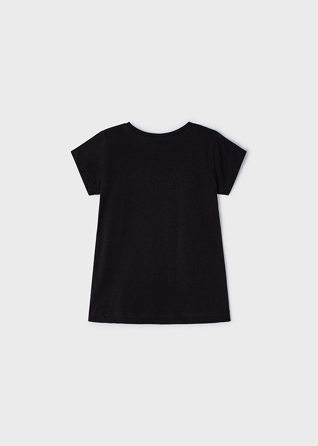 Better Cotton T-shirt for girls Black