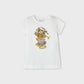 T-shirt Better Cotton menina Osso