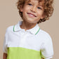 Polo com Relevo Better Cotton menino Kiwi