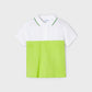 Polo com Relevo Better Cotton menino Kiwi