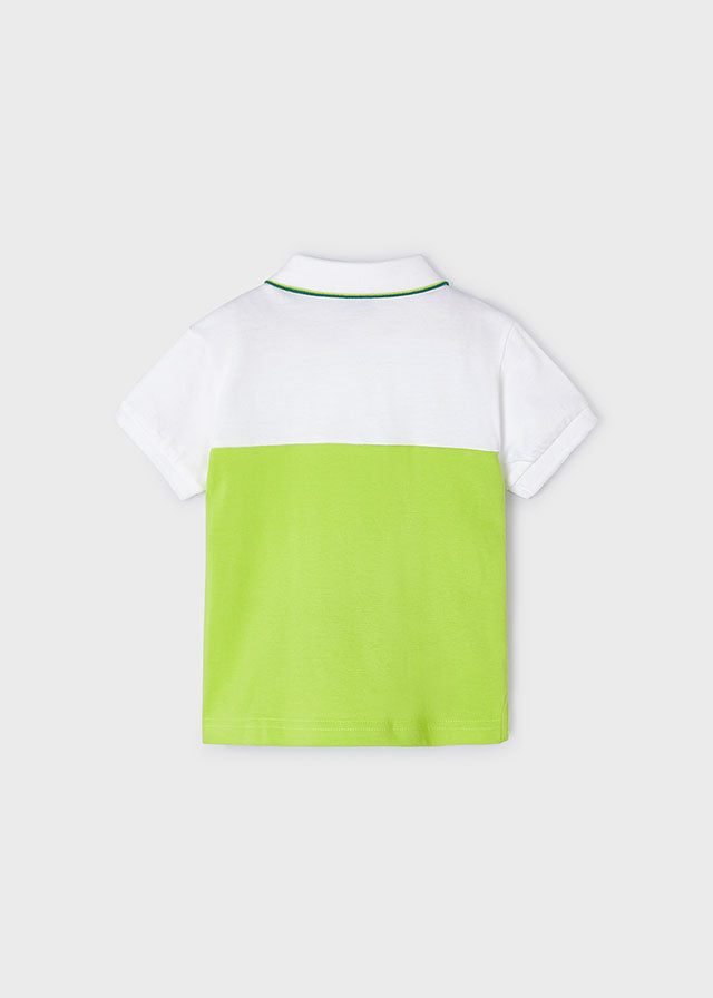 Polo com Relevo Better Cotton menino Kiwi