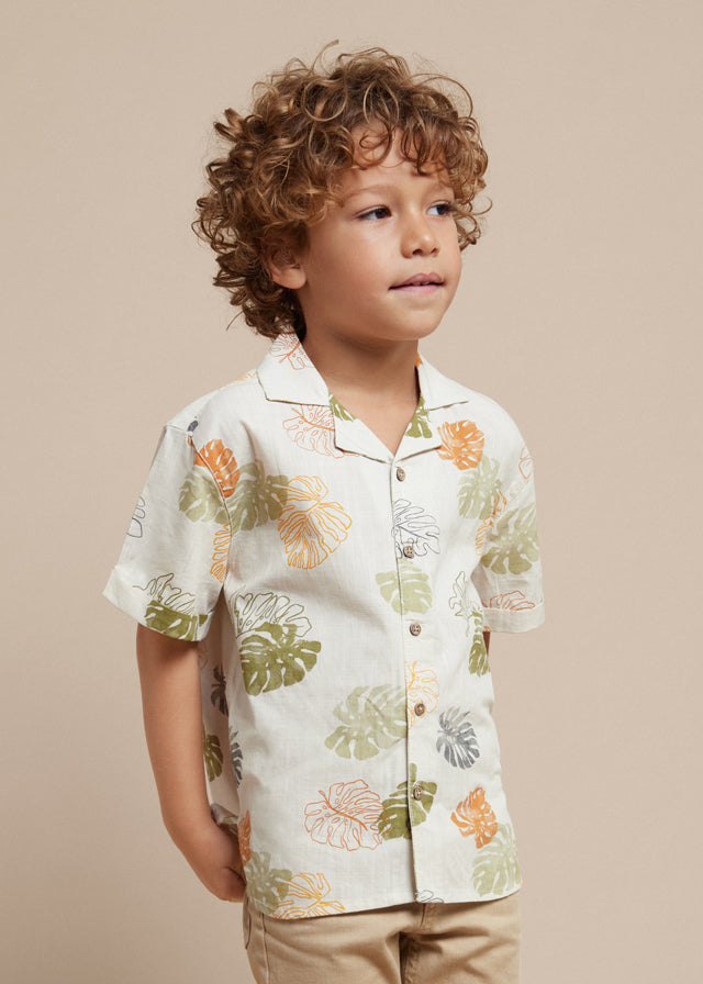 Better Cotton boys Iguana resort shirt