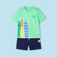 Conjunto 2 peças surf Better Cotton menino Menta