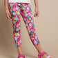 Better Cotton Girl's Pirate Leggings Fuchsia