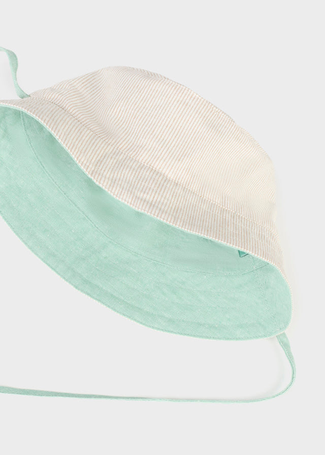 Baby reversible bucket hat Eucalyptus