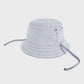 Navy baby reversible bucket hat