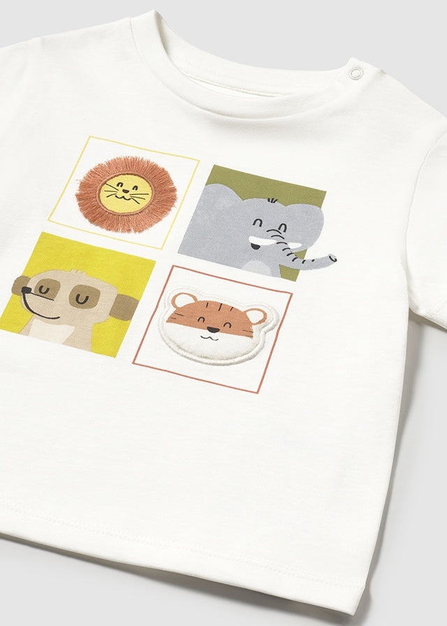 T´shirt animais Nata - Mayoral