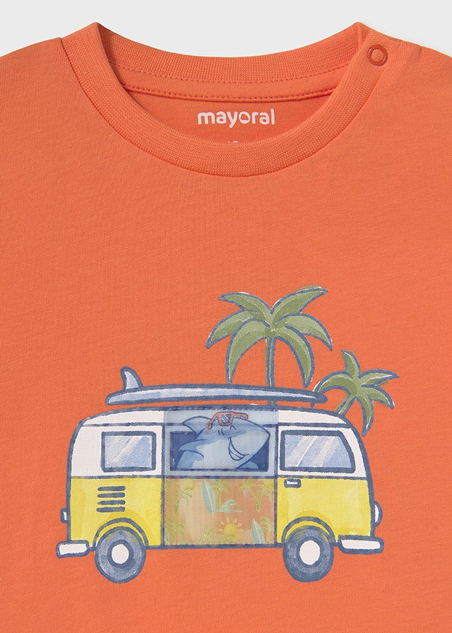 T´shirt play lenticular Coral - Mayoral