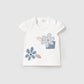 T-shirt manga curta Branco-bluest - Mayoral