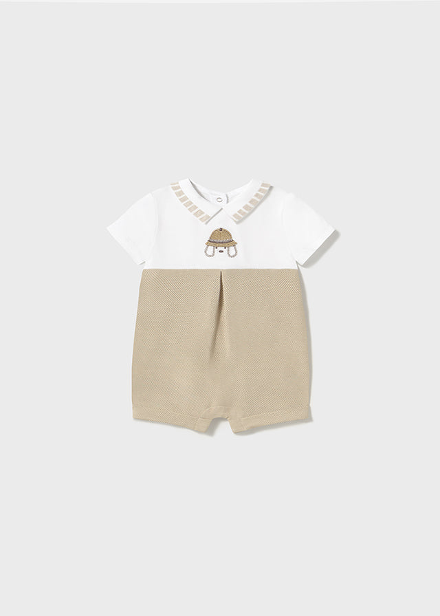 Pack 2 babygrows Branco-frappe - Mayoral