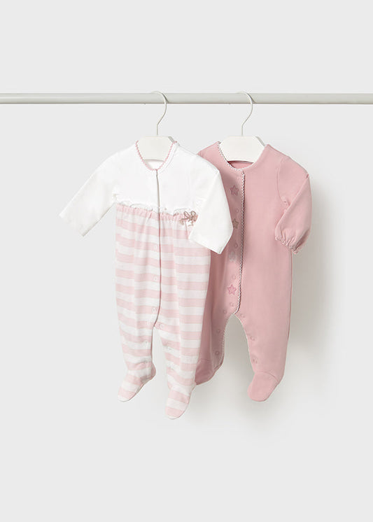 Pack 2 pijamas compridos Rosa baby - Mayoral