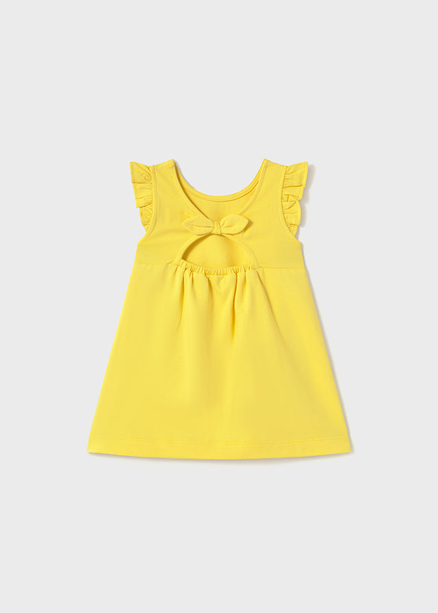 Vestido serigrafiado tropical Amarelo - Mayoral