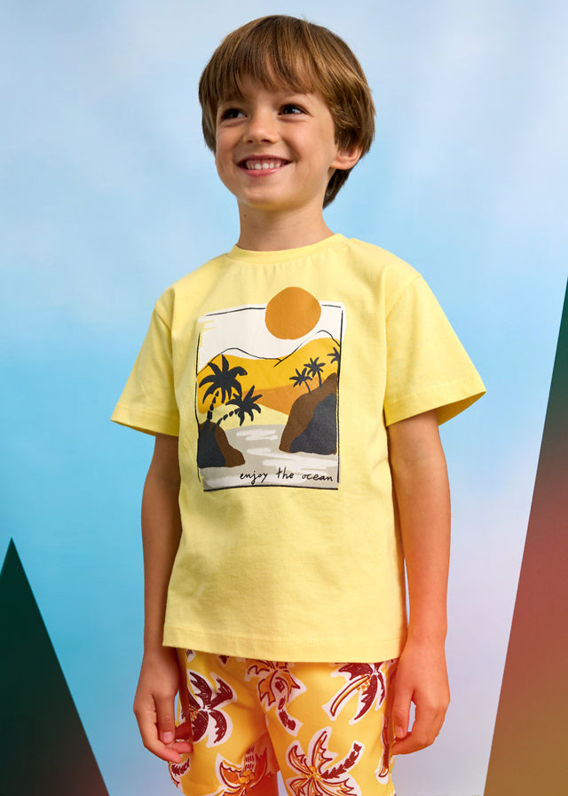 T-shirt paisagem  Amarelo - Mayoral