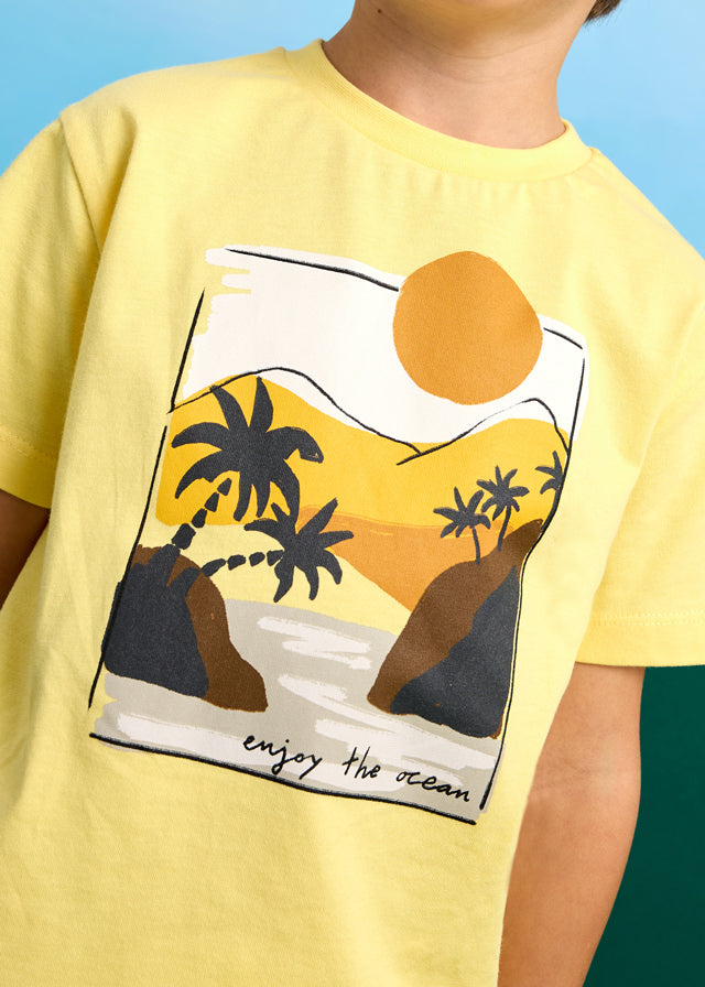 T-shirt paisagem  Amarelo - Mayoral