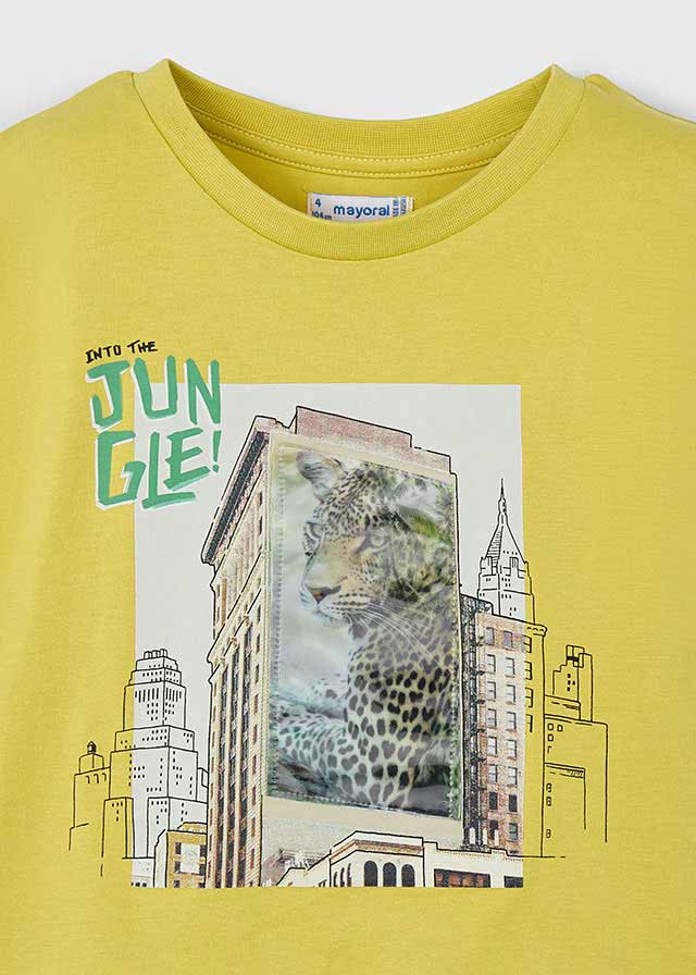 Camisola lenticular "Jungle" Ouro - Mayoral