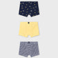 Pack 3 boxers menino Amarelo - Mayoral