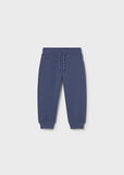 Calça algodão básica punhos - Oceano - Mayoral