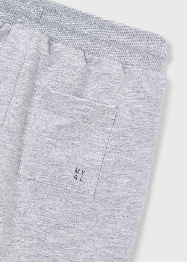 Calça algodão básica punhos - Cinza vig - Mayoral