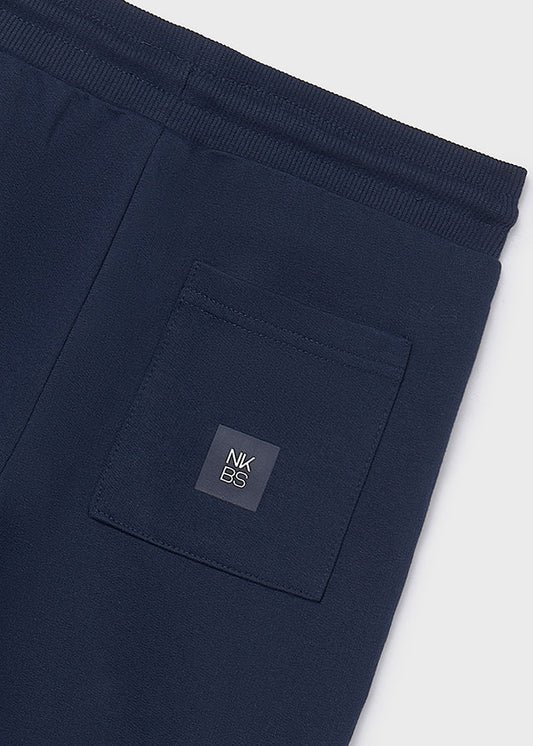 Calça algodão básica punhos - Marinho - Mayoral