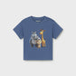 T´shirt animal - Azul cobal - Mayoral