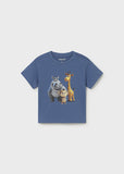 T´shirt animal - Azul cobal - Mayoral