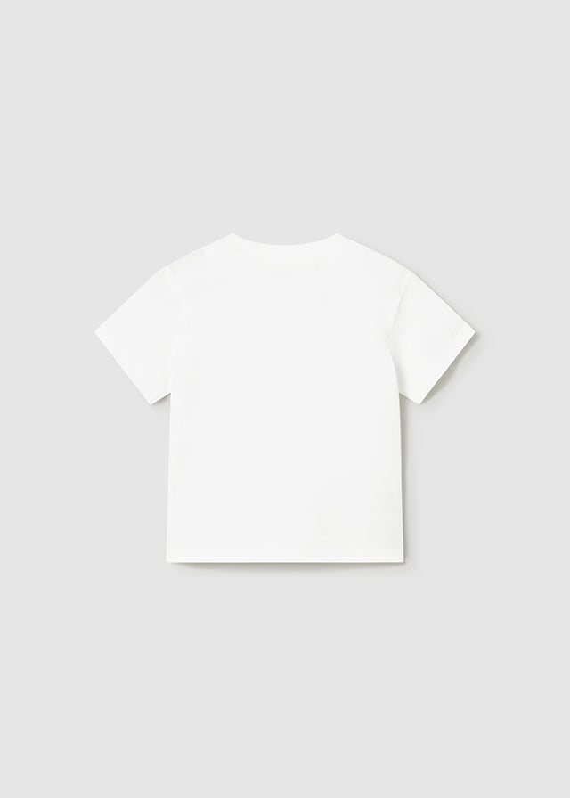 T´shirt play camara - Branco - Mayoral