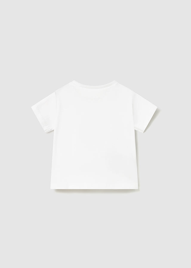 T-shirt manga curta - Cor Branco - Mayoral
