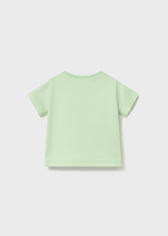 T-shirt manga curta - Cor Maçã - Mayoral