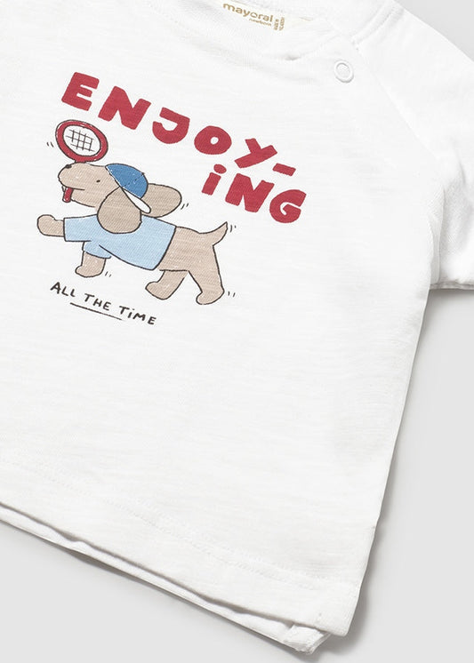 Set 2 T-shirts manga curta - Cor Vermelho - Mayoral