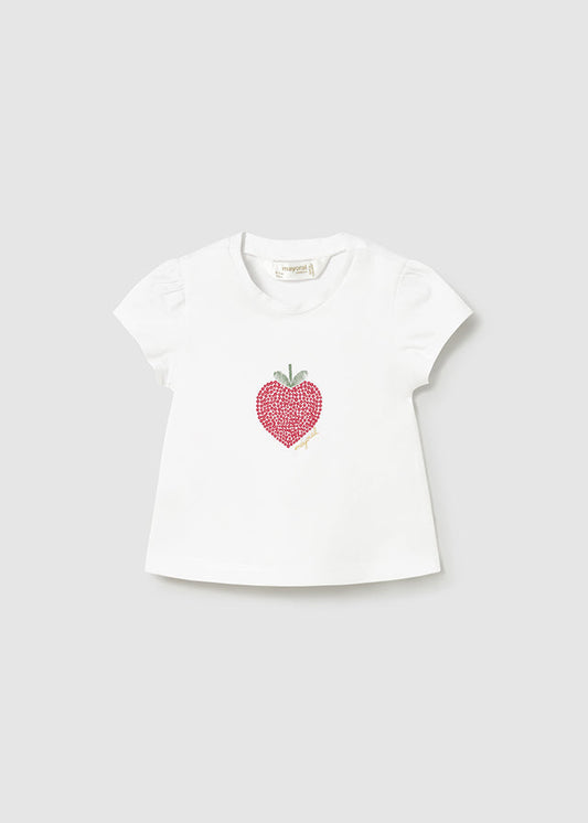 T-shirt manga curta - Cor Branco - Mayoral