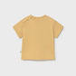 T-shirt manga curta - Cor Mel - Mayoral